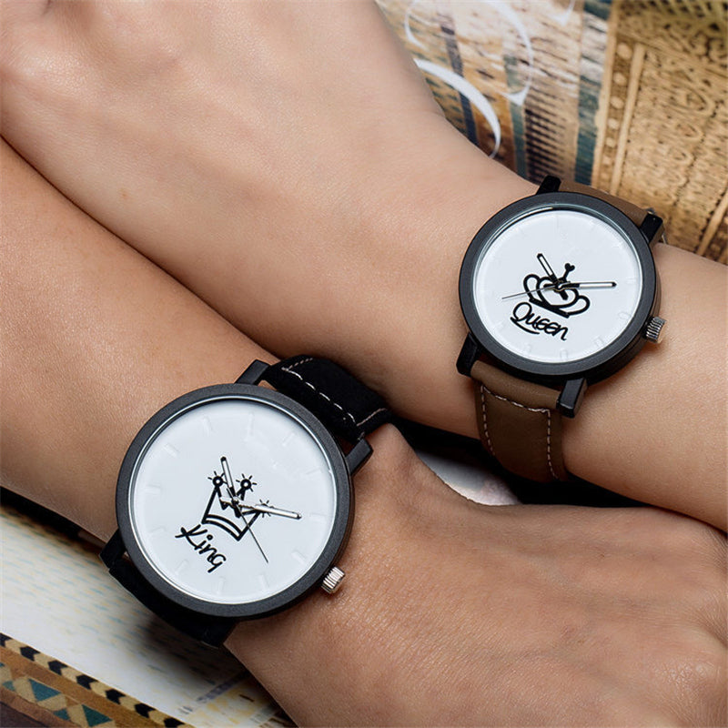 RELOJ PAREJA KING QUEEN ABIGAIL JIREH