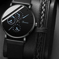 PACK RELOJ GENEVA+ PULSERA HOMBRE