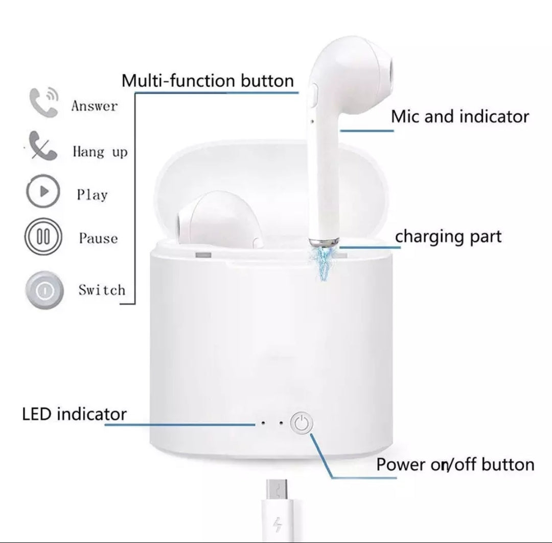 AURICULARES BLUETOOTH i7s TWS