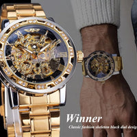 RELOJ AUTOMATICO WINNER CIRCULAR
