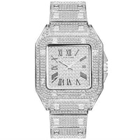 RELOJ BRILLANTE CUADRADO