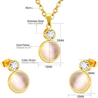 SET 2 CIRCULAR BRILLANTE MUJER