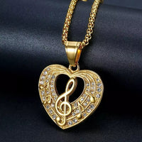 COLGANTE CORAZÓN MUSICAL