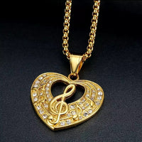 COLGANTE CORAZÓN MUSICAL
