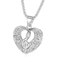 COLGANTE CORAZÓN MUSICAL