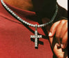 COLGANTE CRUZ HIP HOP CON CADENA TENNIS CHAIN