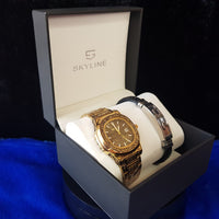CONJUNTO SKYLINE LAB RELOJ + BRAZALETE ESCORPION