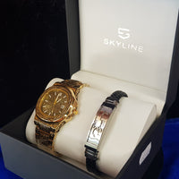 CONJUNTO SKYLINE LAB RELOJ + BRAZALETE ESCORPION