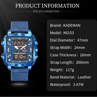 RELOJ KADEMAN MILITAR