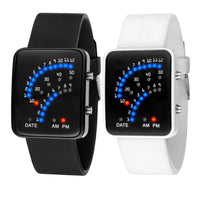 RELOJ MULTICOLOR LED