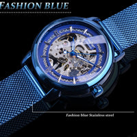 RELOJ AUTOMATICO AZUL