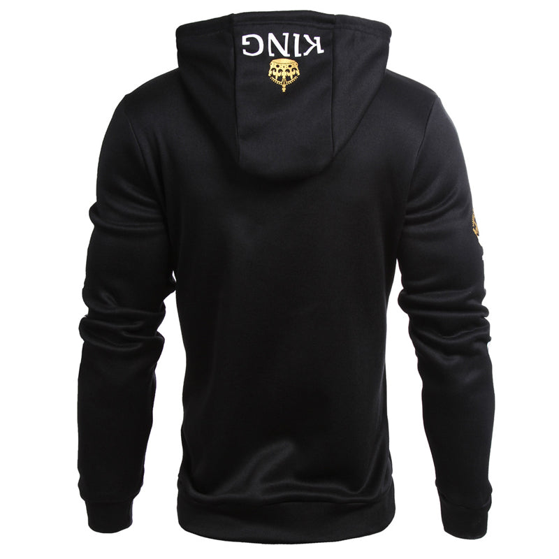 SUDADERA KING QUEEN NEGRO
