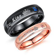 ANILLOS DE PAREJA KING/QUEEN (K/Q)