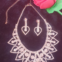 SET GOTA DE AGUA GARGANTILLA Y PENDIENTES