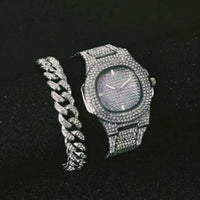 SET RELOJ Y PULSERA BRILLANTE
