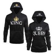 SUDADERA KING QUEEN NEGRO