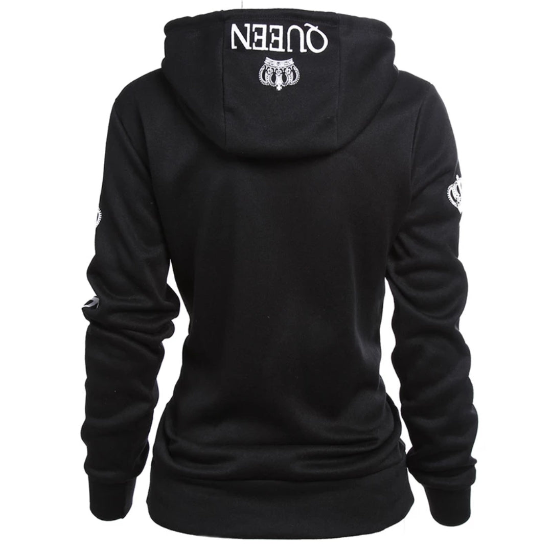 SUDADERA KING QUEEN NEGRO