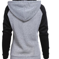 SUDADERA KING QUEEN GRIS/NEGRO