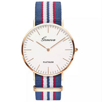 RELOJ GENEVA TELA