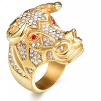 ANILLO TORO DORADO O NEGRO
