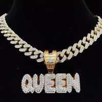 COLGANTE QUEEN BRILLANTES LETRAS G